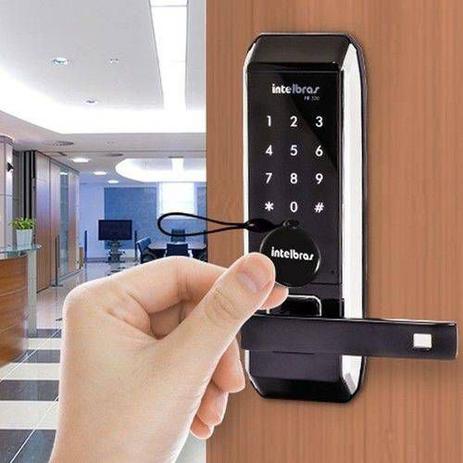 Fechadura Eletrônica Digital Intelbras FR 320 de embutir, touch screen, por senha ou cartão de proximidade Menor preço em Fechadura Eletrônica Digital Intelbras FR 320 de embutir, touch screen, por senha ou cartão de proximidade
