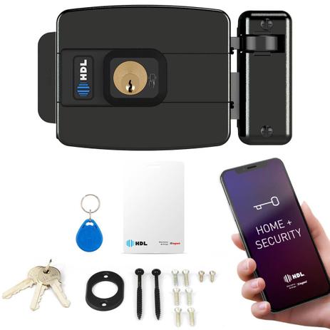 Fechadura Eletrônica HDL Com Tag RFID Aplicativo Bluetooth C90 Control Ajustável Abre p/ Dentro Menor preço em Fechadura Eletrônica HDL Com Tag RFID Aplicativo Bluetooth C90 Control Ajustável Abre p/ Dentro
