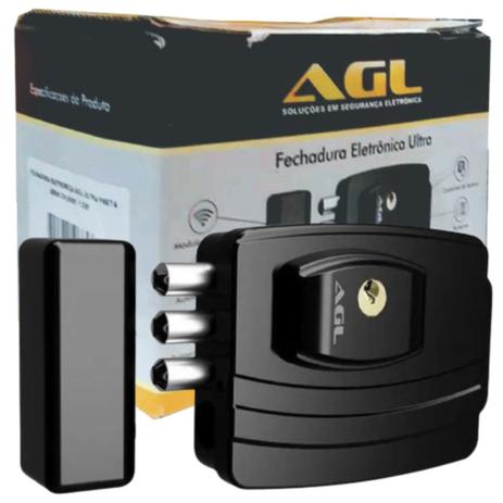 Fechadura Eletrônica Ultra AGL 3 Pinos com Fonte 12v Menor preço em Fechadura Eletrônica Ultra AGL 3 Pinos com Fonte 12v