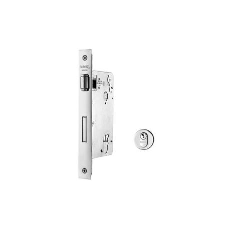Fechadura Externa com Trinco Rolete Smart Cromado - Papaiz Menor preço em Fechadura Externa com Trinco Rolete Smart Cromado - Papaiz