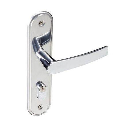 Fechadura Externa Concept Roseta Espelho 401 Cromado Pado Menor preço em Fechadura Externa Concept Roseta Espelho 401 Cromado Pado
