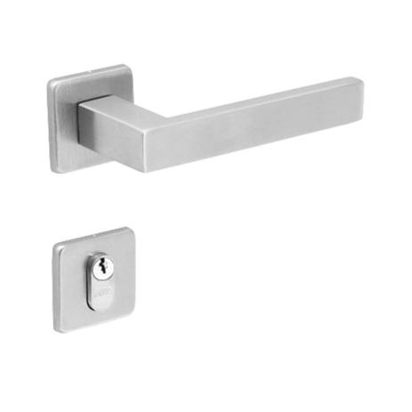 Fechadura externa Ecoline Quadra I 1080594/55-Z-IE inox escovado Arouca Menor preço em Fechadura externa Ecoline Quadra I 1080594/55-Z-IE inox escovado Arouca