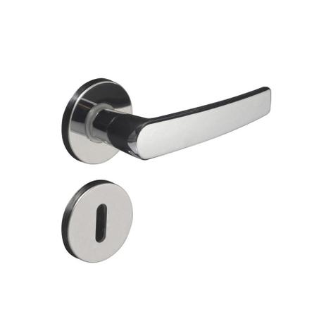 Fechadura Interna com Roseta Concept Cromado - Pado Menor preço em Fechadura Interna com Roseta Concept Cromado - Pado