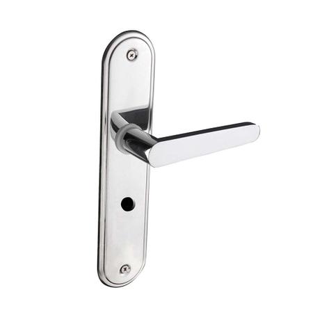 Fechadura interna de aço zamac Concept 402 com espelho cromada Pado Menor preço em Fechadura interna de aço zamac Concept 402 com espelho cromada Pado