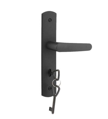 Fechadura interna pvc ipanema preta soprano Menor preço em Fechadura interna pvc ipanema preta soprano