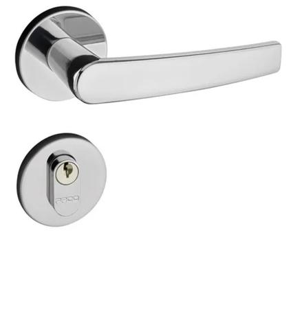 Fechadura Pado Concept Roseta Redonda 401 Externa Cromada Menor preço em Fechadura Pado Concept Roseta Redonda 401 Externa Cromada
