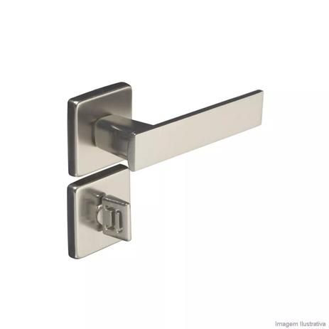 Menor preço em Fechadura para Banheiro Aço Zamac Quadra 40mm Pado Cromado