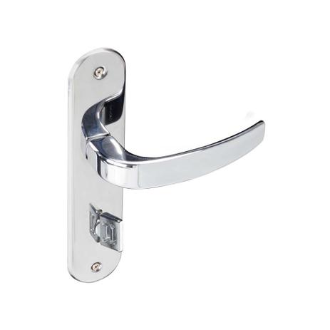 Fechadura para banheiro de aço zamac Vic 929-80 com espelho cromada Pado Menor preço em Fechadura para banheiro de aço zamac Vic 929-80 com espelho cromada Pado