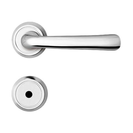 Fechadura para banheiro Slim MZ430 máquina de 55mm cromada Papaiz Menor preço em Fechadura para banheiro Slim MZ430 máquina de 55mm cromada Papaiz