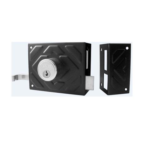 Fechadura para portão zamac 100mm preta Aliança é boa?