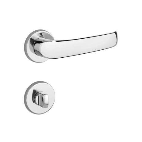 Fechadura Slim Banheiro 40mm Zamac Cromado - Lockwell Menor preço em Fechadura Slim Banheiro 40mm Zamac Cromado - Lockwell