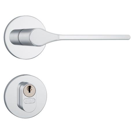 Fechadura Stam Larga Externa 803/25 Roseta Inox Menor preço em Fechadura Stam Larga Externa 803/25 Roseta Inox