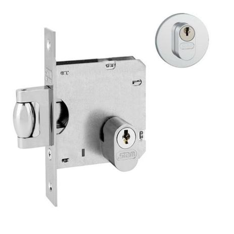 Fechadura stam pivotante 1005 ext crom/ros red Menor preço em Fechadura stam pivotante 1005 ext crom/ros red