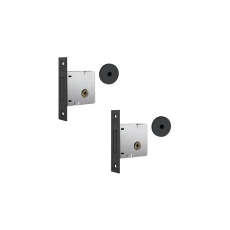 Fechadura Tetra Stam Larga 1004 Par Preto Fosco Menor preço em Fechadura Tetra Stam Larga 1004 Par Preto Fosco
