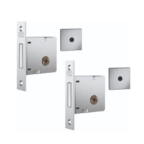 Fechadura Trava Auxiliar Stam 1004 Par RQ1 Tetra Inox Menor preço em Fechadura Trava Auxiliar Stam 1004 Par RQ1 Tetra Inox