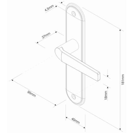 Fechadura Zamac 40mm Interna Concept Esp 403I Cr Pado Menor preço em Fechadura Zamac 40mm Interna Concept Esp 403I Cr Pado