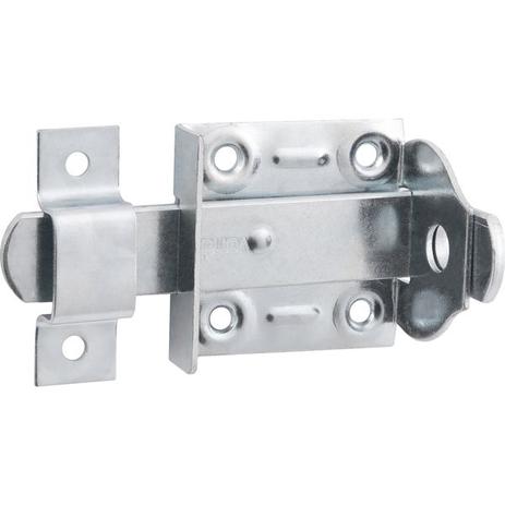 Fecho chato porta cadeado 3” aço carbono zincado cartela 1 peça - Vonder Menor preço em Fecho chato porta cadeado 3” aço carbono zincado cartela 1 peça - Vonder