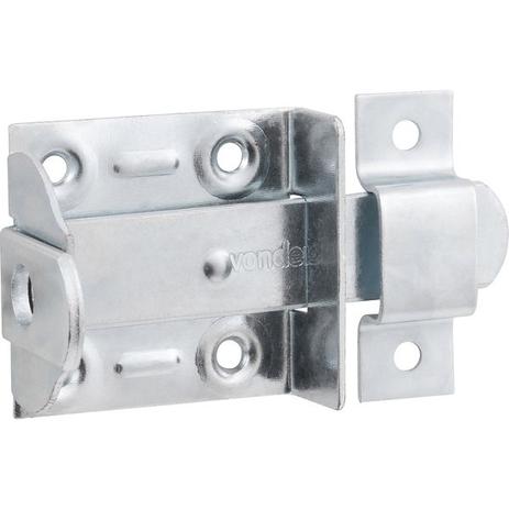 Fecho chato porta cadeado 5” aço carbono zincado cartela 1 peça - Vonder Menor preço em Fecho chato porta cadeado 5” aço carbono zincado cartela 1 peça - Vonder