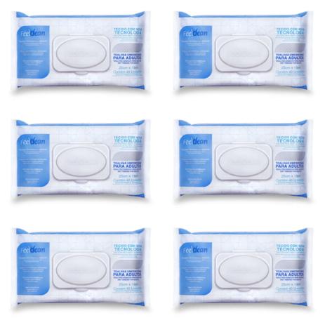 Feelclean Care Toalhas Umedecidas Adulto C/40 (Kit C/06) Menor preço em Feelclean Care Toalhas Umedecidas Adulto C/40 (Kit C/06)