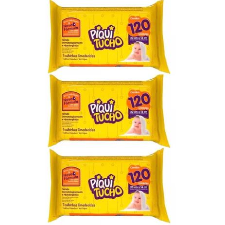 Feelclean Piquitucho Toalhas Umedecidas C/120 (Kit C/03) Menor preço em Feelclean Piquitucho Toalhas Umedecidas C/120 (Kit C/03)