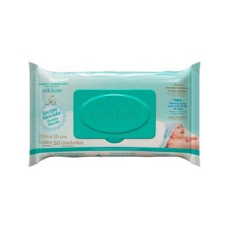 Feelclean Recém Nascido Toalhas Umedecidas C/50 (Kit C/03) é boa?