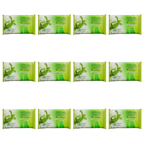 Feelclean Refrescante Toalhas Umedecidas C/16 (Kit C/12) Menor preço em Feelclean Refrescante Toalhas Umedecidas C/16 (Kit C/12)