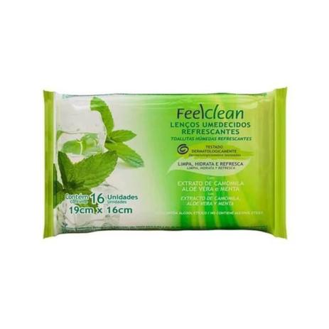 Feelclean Refrescante Toalhas Umedecidas C/16 Menor preço em Feelclean Refrescante Toalhas Umedecidas C/16