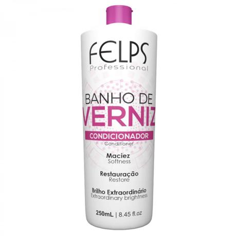 Felps Banho de Verniz Condicionador de Brilho 250ml - Felps profissional Menor preço em Felps Banho de Verniz Condicionador de Brilho 250ml - Felps profissional