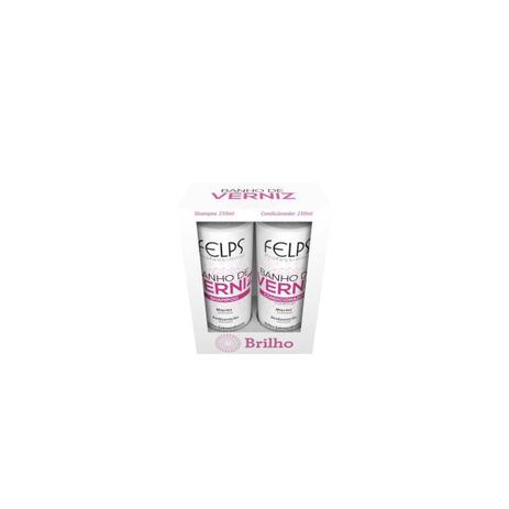 Felps Banho de Verniz Kit Duo Brilho 2x250mL - Felps profissional Menor preço em Felps Banho de Verniz Kit Duo Brilho 2x250mL - Felps profissional