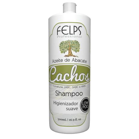 Felps Cachos Azeite De Abacate Shampoo Low Poo 500ml Menor preço em Felps Cachos Azeite De Abacate Shampoo Low Poo 500ml
