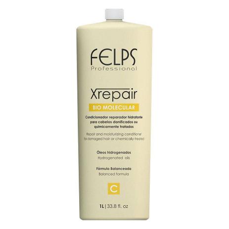 Felps Profissional Condicionador Xrepair Bio Molecular 1000ml Menor preço em Felps Profissional Condicionador Xrepair Bio Molecular 1000ml