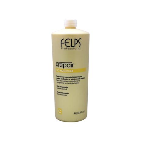 Felps Profissional Condicionador Xrepair Bio Molecular 1L Menor preço em Felps Profissional Condicionador Xrepair Bio Molecular 1L