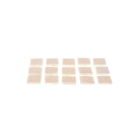 Feltro de Lã Quadrado Autoadesivo 22mm Creme com 16 Peças - Talentos Menor preço em Feltro de Lã Quadrado Autoadesivo 22mm Creme com 16 Peças - Talentos