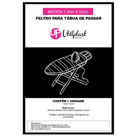 Feltro para tábua de passar 135X50CM - 6638 - Silvers é ruim? Feltro para tábua de passar 135X50CM - 6638 - Silvers é boa?