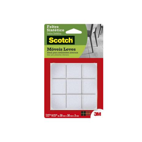 Feltro Sintético Quadrado Grande Branco - Scotch Menor preço em Feltro Sintético Quadrado Grande Branco - Scotch