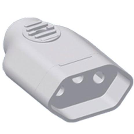 Femea bipolar 2p+t cinza 10a 250v - pacote com 10 unidades - Ilumi Menor preço em Femea bipolar 2p+t cinza 10a 250v - pacote com 10 unidades - Ilumi