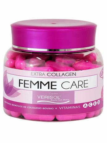 Femme Care Com Colágeno Verisol - Unilife - 90 Cápsulas de 600mg Menor preço em Femme Care Com Colágeno Verisol - Unilife - 90 Cápsulas de 600mg