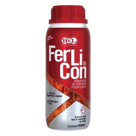 Ferlicon Removedor de Ferrugem Fosfatizante 500ml Menor preço em Ferlicon Removedor de Ferrugem Fosfatizante 500ml