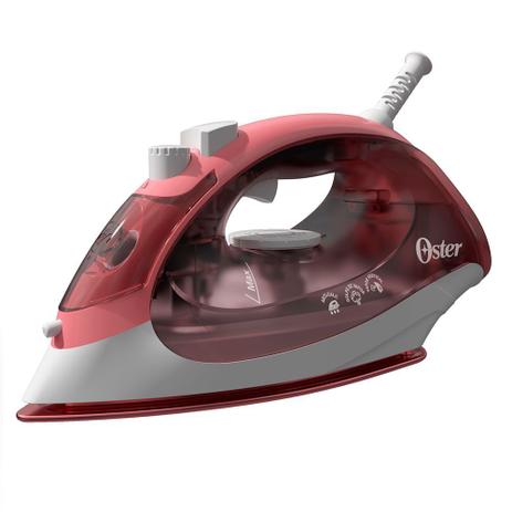 Ferro de passar roupa oster elétrico gcstbs5053 base ceramica branco rosa Menor preço em Ferro de passar roupa oster elétrico gcstbs5053 base ceramica branco rosa