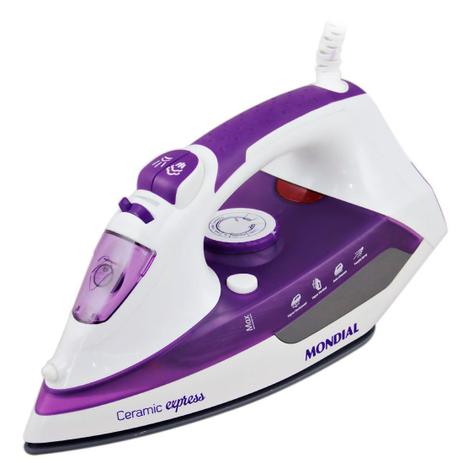 Ferro de Passar Roupas a Vapor Mondial Ceramic Express 1200 Watts - F-40 Branco e Roxo é ruim? Ferro de Passar Roupas a Vapor Mondial Ceramic Express 1200 Watts - F-40 Branco e Roxo é boa?