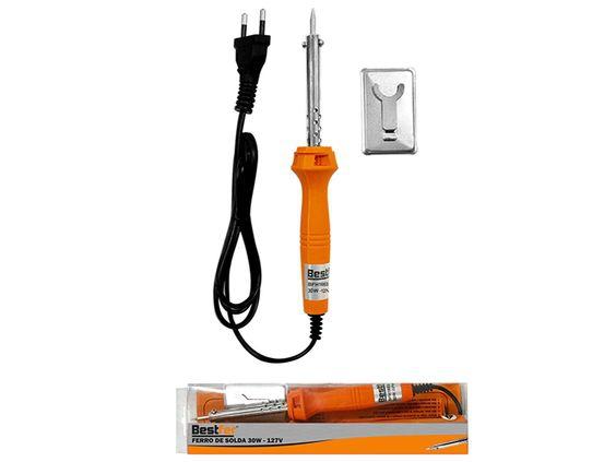 Ferro De Solda Profissional 40w 127v Soldagem De Estanho - Bestfer Menor preço em Ferro De Solda Profissional 40w 127v Soldagem De Estanho - Bestfer