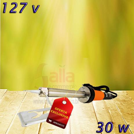 Ferro de Solda / Soldador Elétrico 30w x 127v - Foxlux Menor preço em Ferro de Solda / Soldador Elétrico 30w x 127v - Foxlux