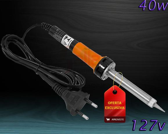 Ferro de Solda / /Soldador Elétrico 40w x 127v Foxlux Menor preço em Ferro de Solda / /Soldador Elétrico 40w x 127v Foxlux