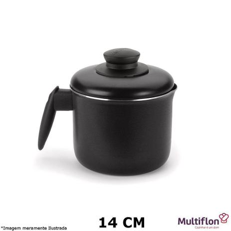 Fervedor / Leiteira 14 cm C/ Tampa Teflon - Multiflon é boa?