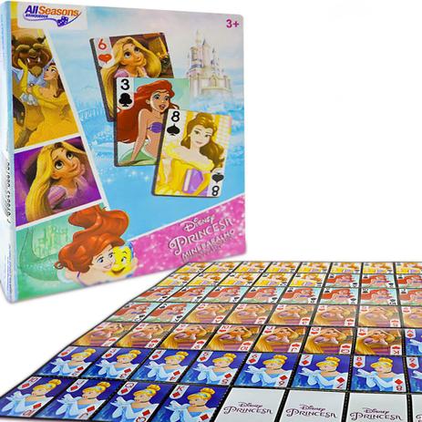 Festa Lembrancinha 12 Unidades Mini Baralho Princesas Disney - All seasons Menor preço em Festa Lembrancinha 12 Unidades Mini Baralho Princesas Disney - All seasons