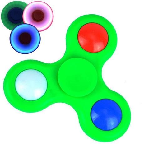 Fidget Hand Spinner Anti Stress com LED VERDE CBRN03860 - Adventure Brasil Menor preço em Fidget Hand Spinner Anti Stress com LED VERDE CBRN03860 - Adventure Brasil