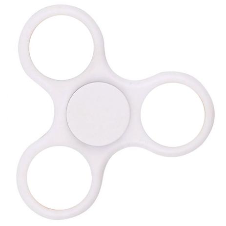 Fidget Hand Spinner Branco Rolamento Anti Stresse Menor preço em Fidget Hand Spinner Branco Rolamento Anti Stresse