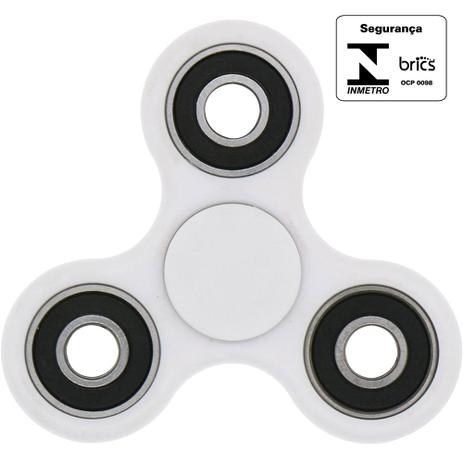 Fidget Hand Spinner Branco - Shiny toys Menor preço em Fidget Hand Spinner Branco - Shiny toys