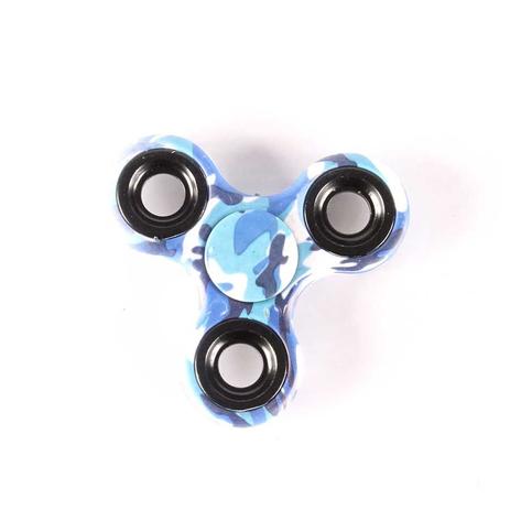 Fidget Hand Spinner com Estampa Camuflada Azul Escura - Aluá festas Menor preço em Fidget Hand Spinner com Estampa Camuflada Azul Escura - Aluá festas