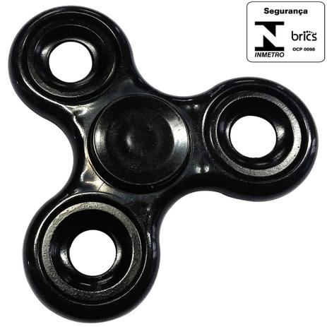 Fidget Hand Spinner Preto - Shiny toys Menor preço em Fidget Hand Spinner Preto - Shiny toys